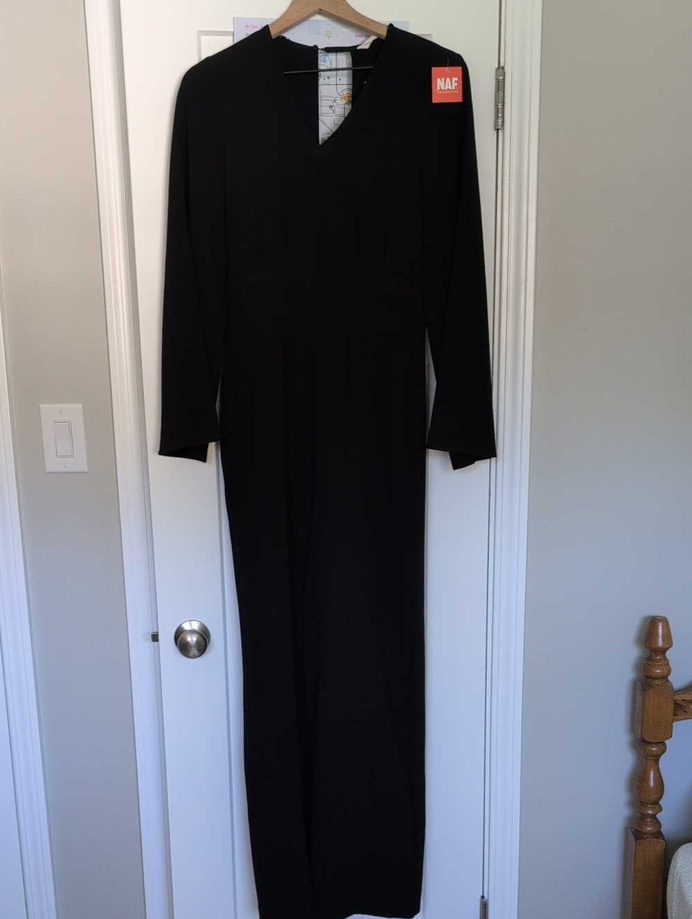 Naf Naf Black Long Sleeve Jumpsuit - 4